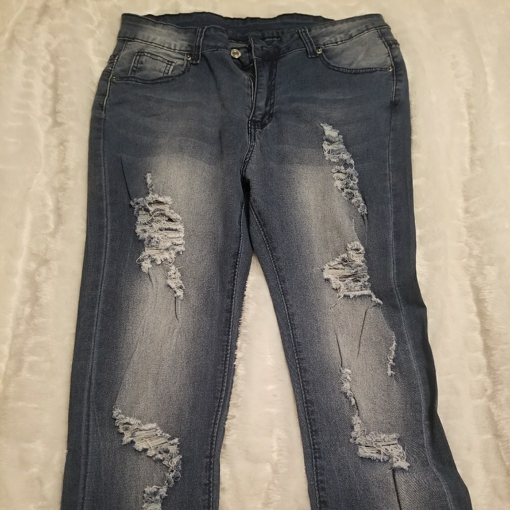 Distressed Jeans
